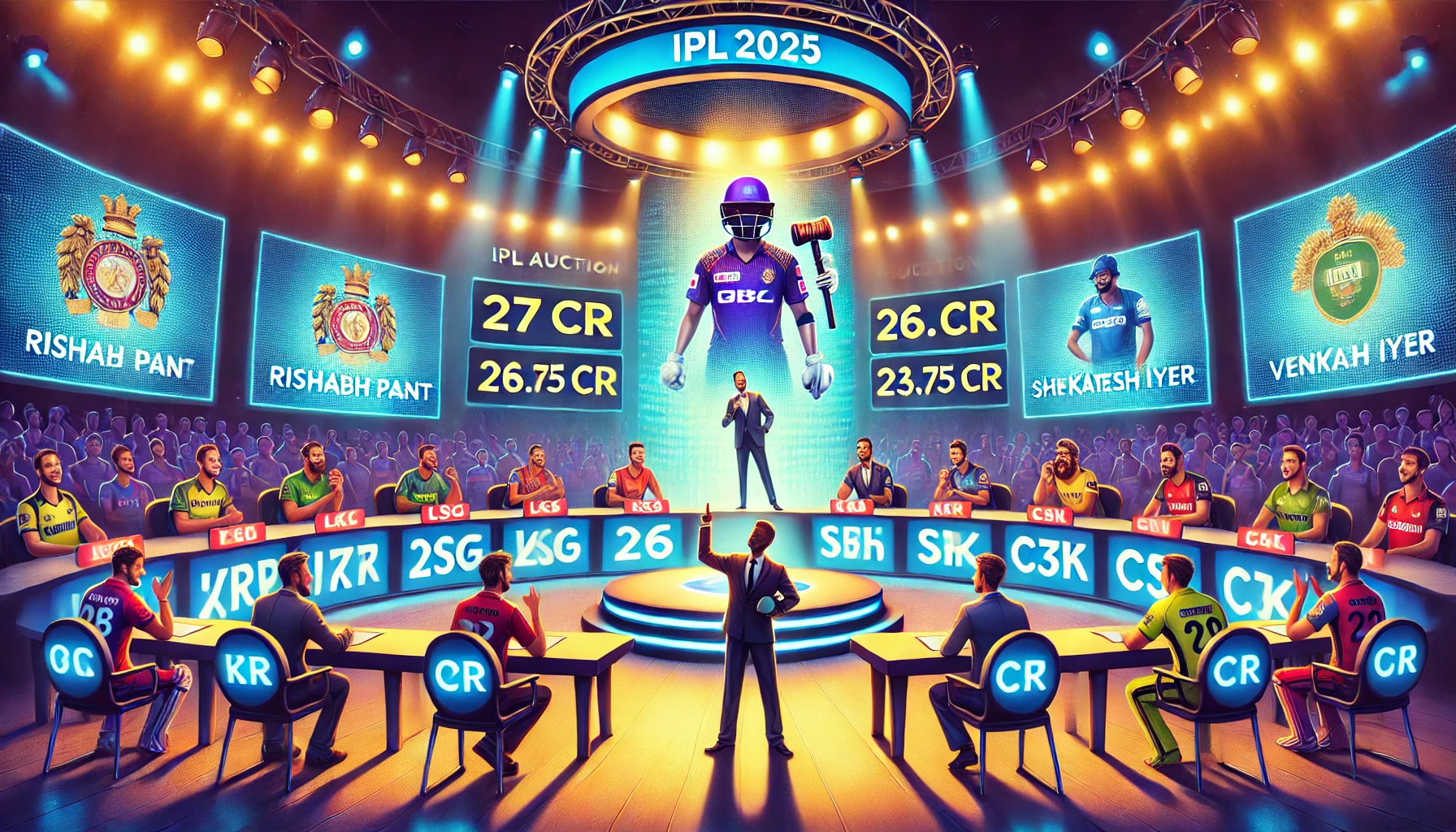 IPL 2025 Mega Auction: पहले दिन की 10 बड़ी बातें और सभी 10 टीमों के स्क्वाड और टीम