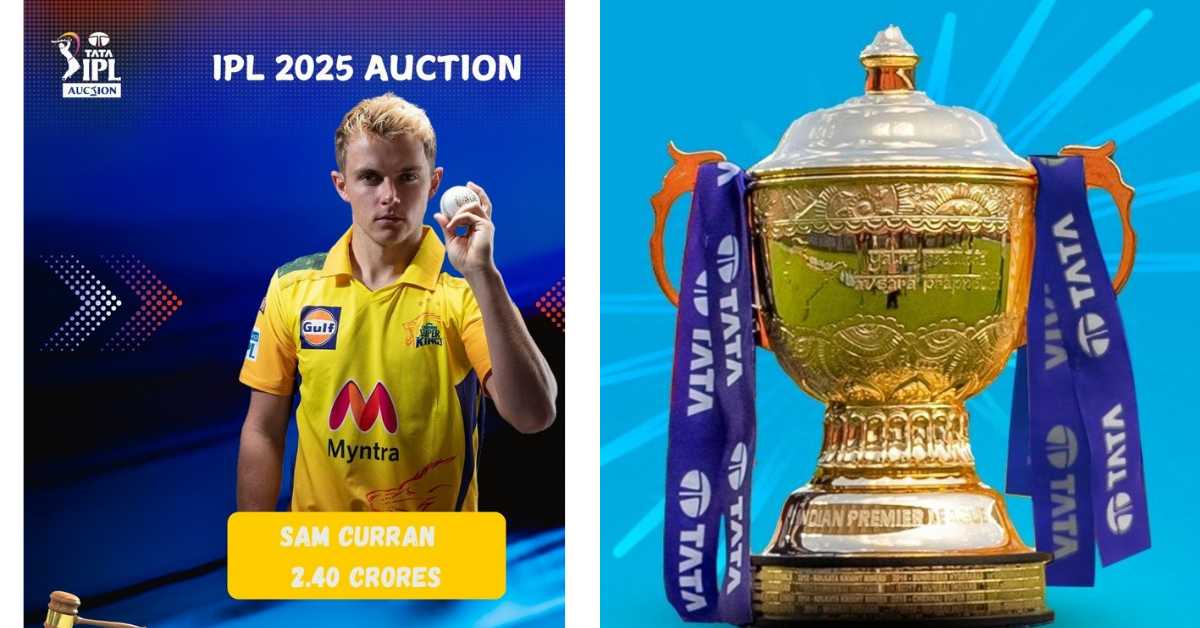 IPL 2025 Mega Auction Live: आईपीएल मेगा ऑक्शन में इस टीम ने सैम करन को 2.40 करोड़ में ख़रीदा