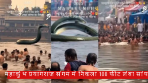 Maha Kumbh Viral Video: महाकुंभ प्रयागराज संगम में निकला 100 फीट लंबा सांप? वायरल हो गया वीडियो, जानें सच्चाई !