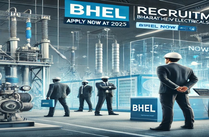 BHEL Recruitment 2025: भारत हेवी इलेक्ट्रिकल्स लिमिटेड में नौकरी का सुनहरा मौका