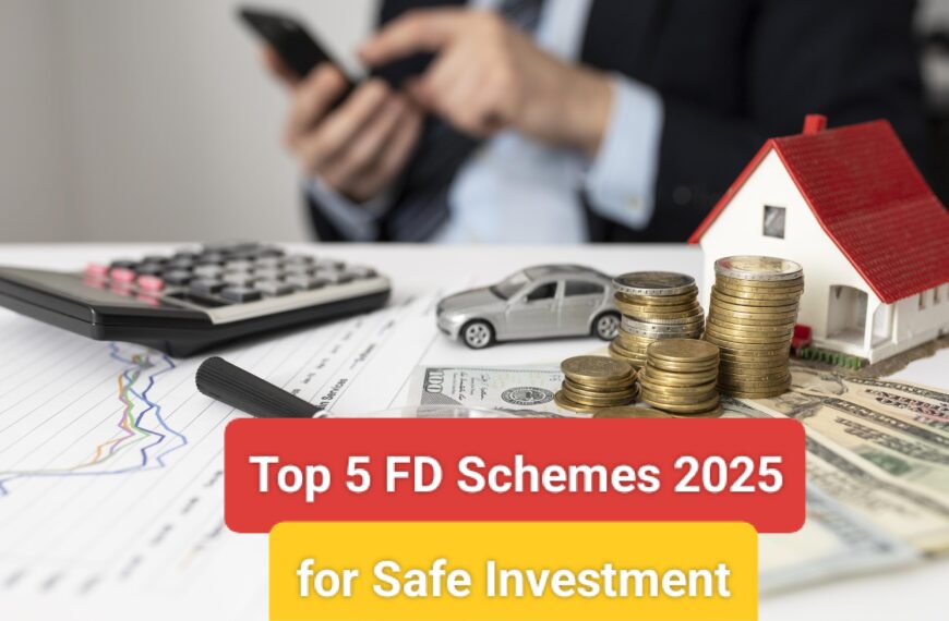 Top 5 FD schemes: शेयर बाजार में उतार-चढ़ाव के बीच इन टॉप 5 एफडी स्कीम करें निवेश,