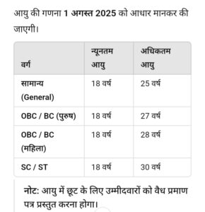 Bihar Constable Bharti 2025 महत्वपूर्ण तिथियां