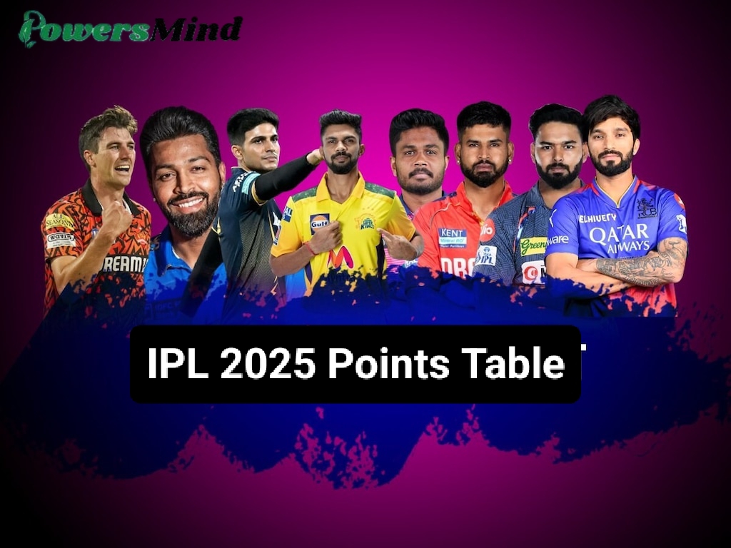 IPL 2025 Points Table:गुजरात से मिली RCB की हार से DC हुआ टॉप पर, पंजाब किंग्स को भी फायदा
