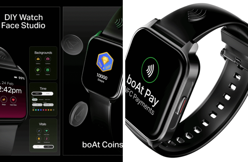 भारत में लॉन्च हुई boAt Wave Fortune स्मार्टवॉच – अब सिर्फ ₹2,599 में, जानिए सारे धांसू फीचर्