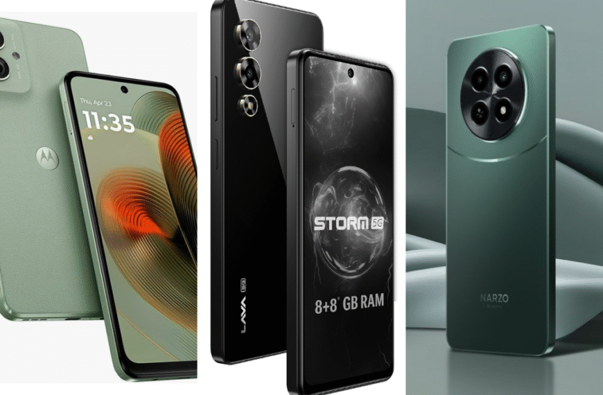 Realme Narzo 80 Lite 5G बनाम Lava Storm Play 5G vs Moto G45 5G: 10 हजार रुपये से कम में कौन है बेस्ट फोन?