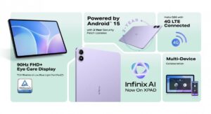 Infinix XPAD 20 Tablet की डिस्प्ले और डिज़ाइन: