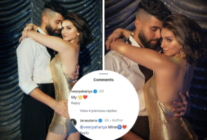 Tara Sutaria veer pahariya instagram  comment dating rumors