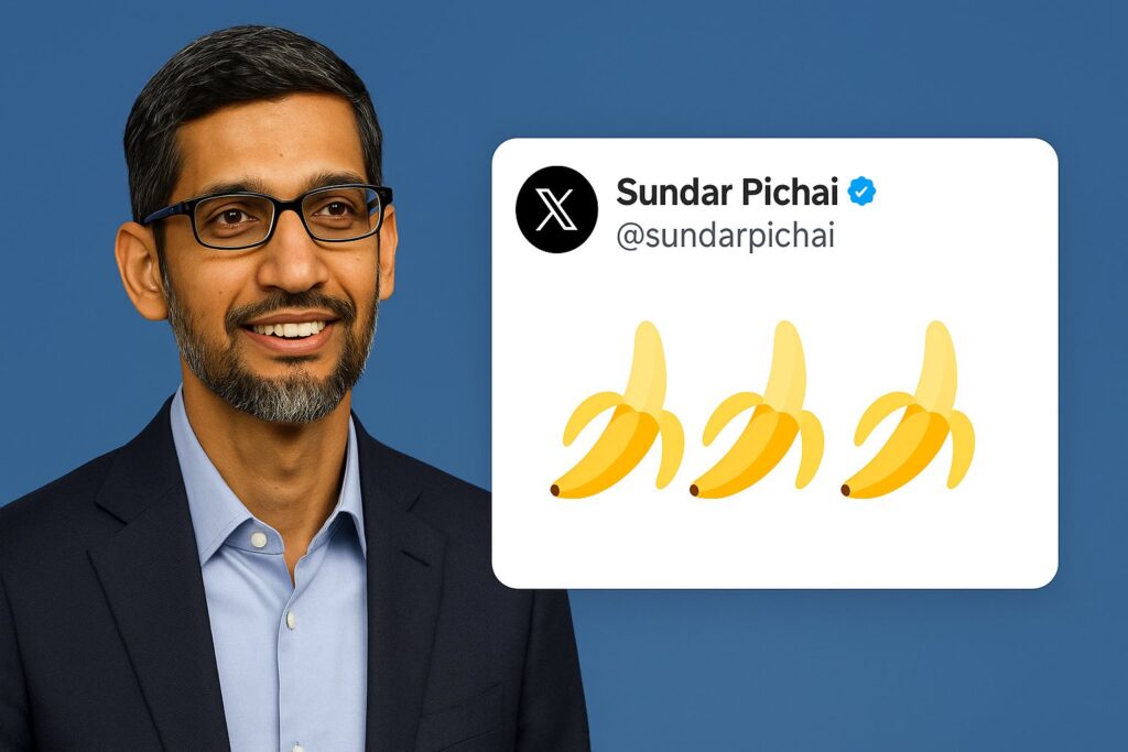 Google के CEO सुंदर पिचाई ने क्यों किए 3 केले वाला पोस्ट? वजह आपको भी कर देगी हैरान!