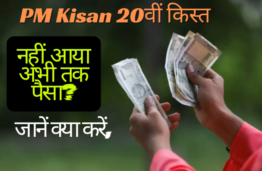 PM Kisan 20वीं किस्त: नहीं आया अभी तक पैसा? जानें क्या करें, ये करते ही 2 मिनट में आएगा आपका पैसा!