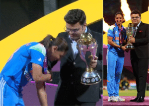 ICC Women’s World Cup 2025 Final India:जय शाह हरमनप्रीत वायरल वीडियोHarmanpreet Kaur Jay Shah moment