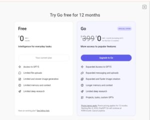ChatGPT Go को फ्री में कैसे मिल रहा है?
